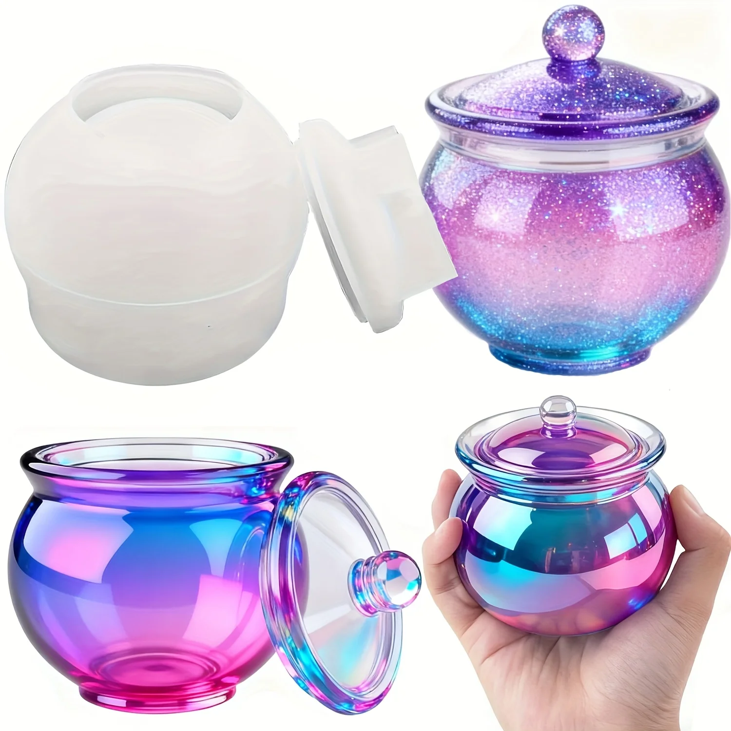 Candle Making Set - 1 conjunto de moldes redondos de