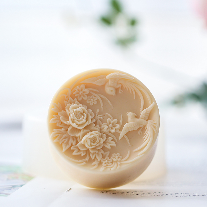 Molde de sabão flor phoenix, f - Candle Making Phoenix avaliação e preço