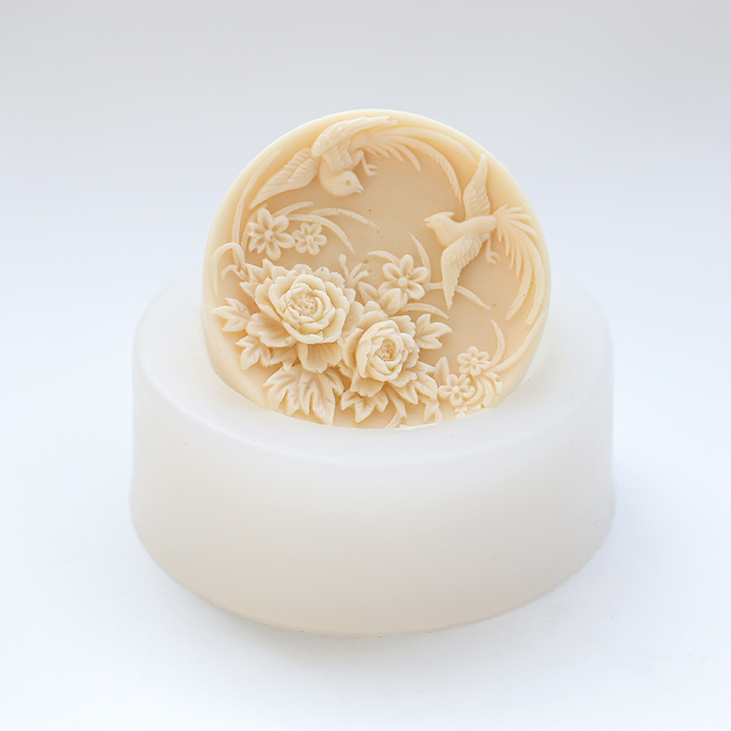 Molde de sabão flor phoenix, f - Candle Making Phoenix avaliação e preço