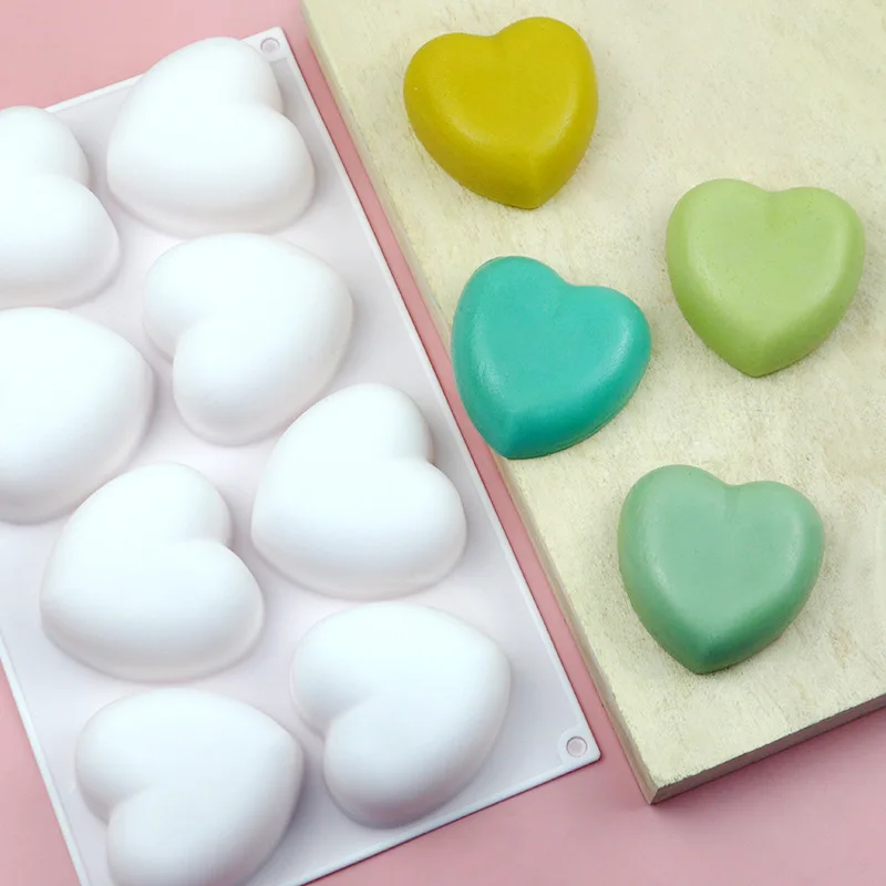 Amor coração silicone sabão mo - Candle Making Set avaliação e preço