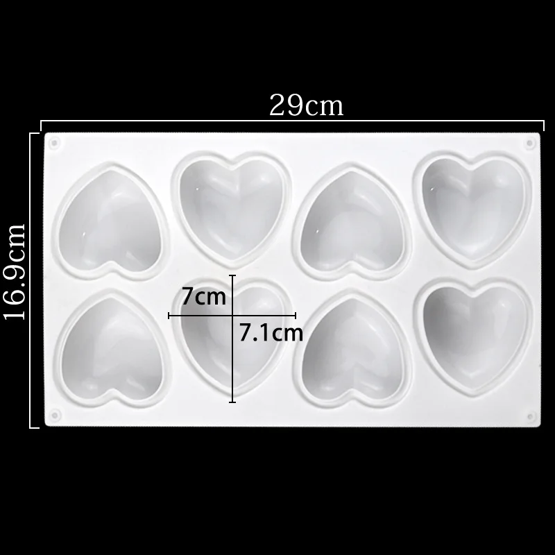 Amor coração silicone sabão mo - Candle Making Set avaliação e preço