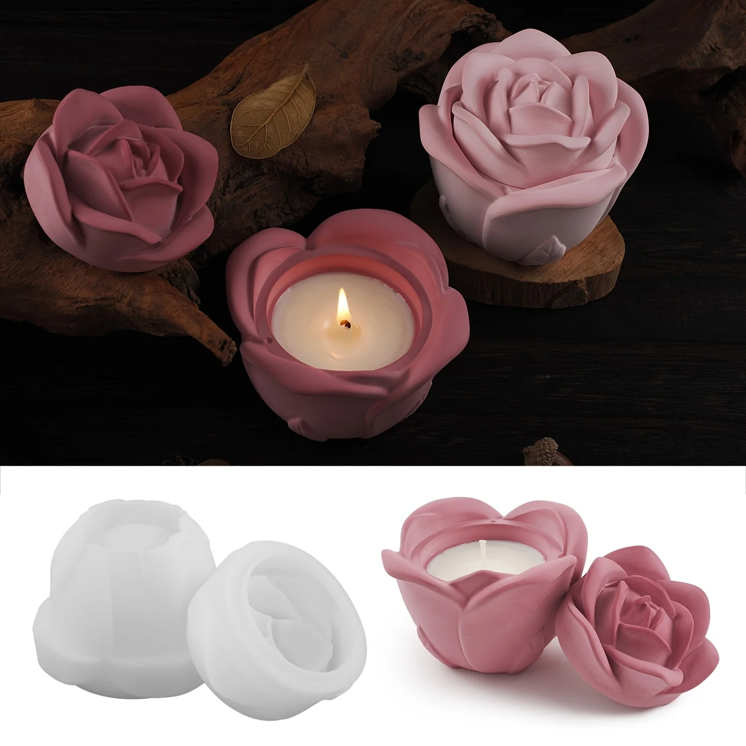 Conjunto de 2 peças de moldes  - Candle Making Set avaliação e preço