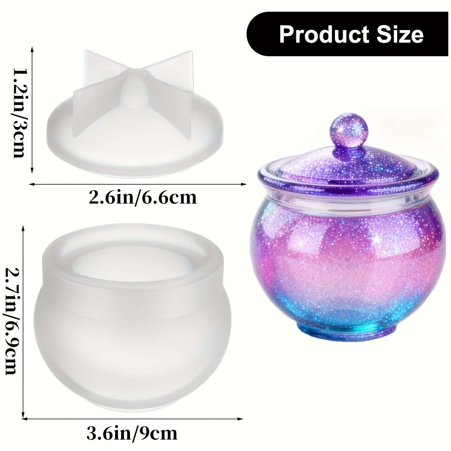 1 conjunto de moldes redondos  - Candle Making Set avaliação e preço